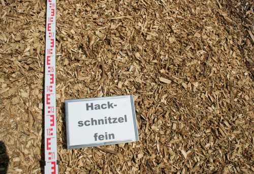 Hackschnitzel fein